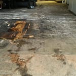 wood floor water damage